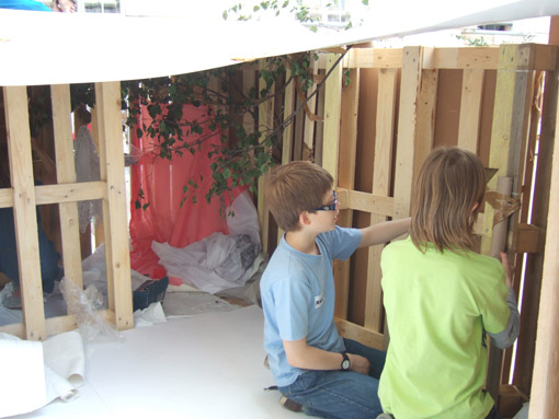 Fotos vom Workshop „Minimal Housing" im Rahmen der Architekturtage 2010