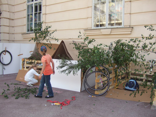 Fotos vom Workshop „Minimal Housing" im Rahmen der Architekturtage 2010