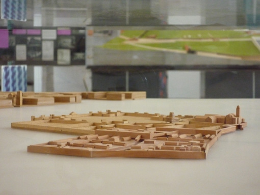 Die Modelle in der Ausstellung