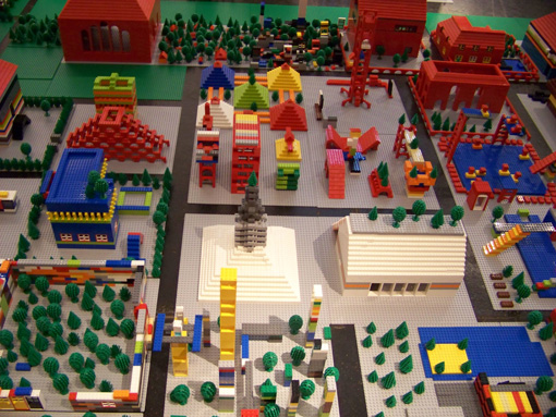 Impressions from the Az W LEGO Building Event at the Architekturzentrum Wien, July 10 2010