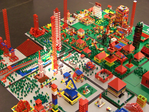Impressions from the Az W LEGO Building Event at the Architekturzentrum Wien, July 10 2010