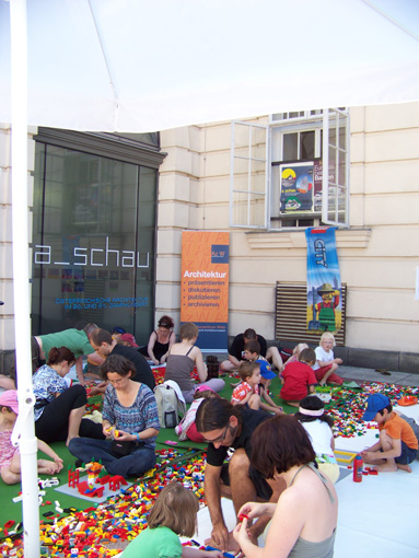 Impressions from the Az W LEGO Building Event at the Architekturzentrum Wien, July 10 2010