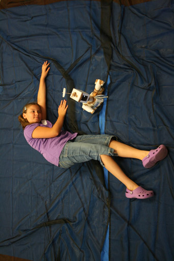 The Az W Space Station: a flying construction site in outer space