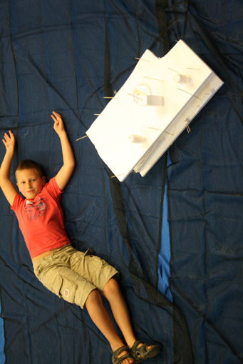 The Az W Space Station: a flying construction site in outer space