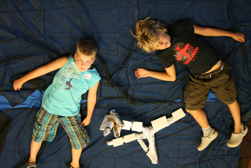 The Az W Space Station: a flying construction site in outer space