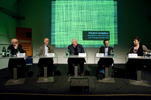 Fotos von der Veranstaltung ”Friedrich Achleitner. Architektur und Dichtung. Ein Portrait und ein Fest"