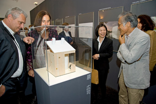 The opening of the exhibition "JapanLisztRaiding_zehn neue häuser", Sep. 10 2010