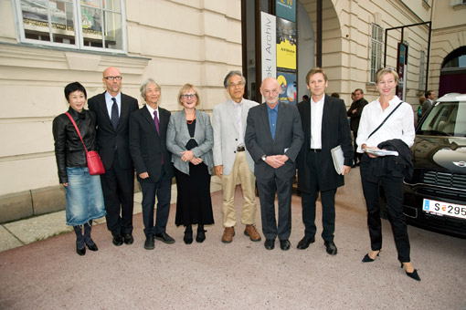 The opening of the exhibition "JapanLisztRaiding_zehn neue häuser", Sep. 10 2010