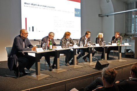 Fotos von der Veranstaltung „Wien-Wahl Architekturpolitik"