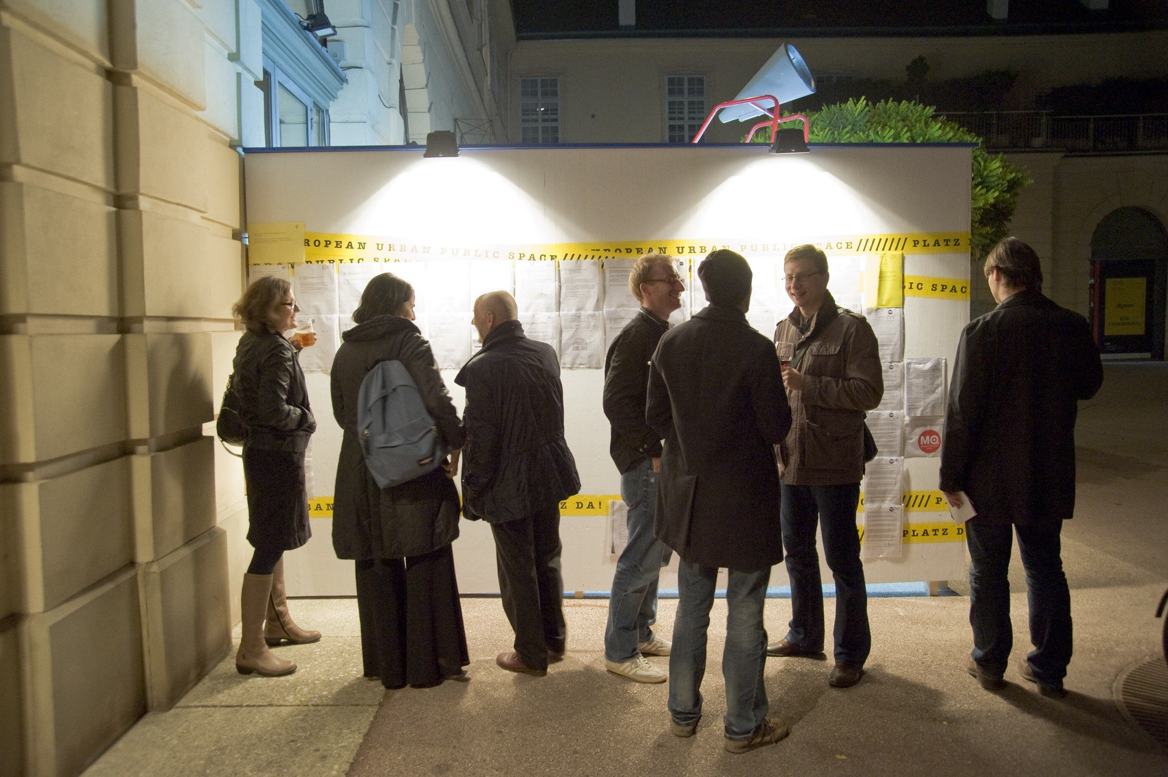 The opening of the exhibition "Platz da! European Urban Public Space"