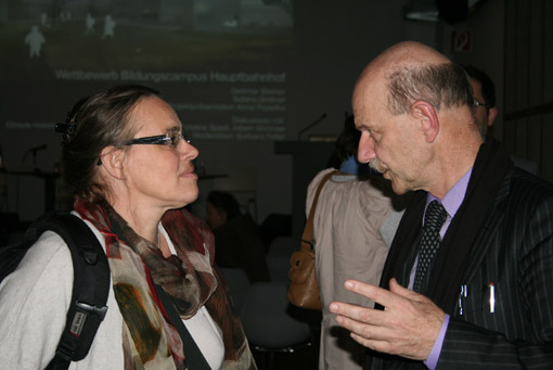 Opening of the exhibition 'Hauptbahnhof Campus Competition'
