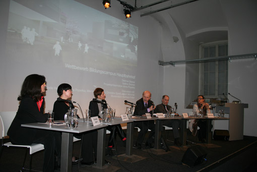Opening of the exhibition 'Hauptbahnhof Campus Competition'