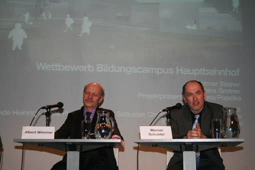 Opening of the exhibition 'Hauptbahnhof Campus Competition'