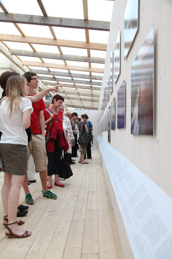 Opening of the exhibtion 'Alexander Brodsky. It still amazes me that I became an architect.', June 29 2011 at the Architekturzentrum Wien-
