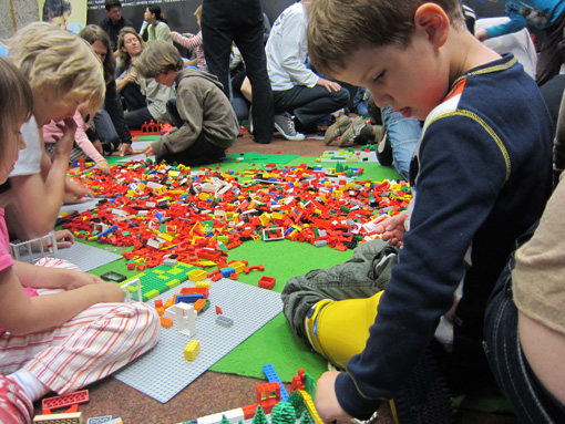 Photos taken at the LEGO Summer Opening Event, July 3. 2011 at the Architekturzentrum Wien.