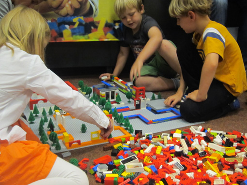 Photos taken at the LEGO Summer Opening Event, July 3. 2011 at the Architekturzentrum Wien.