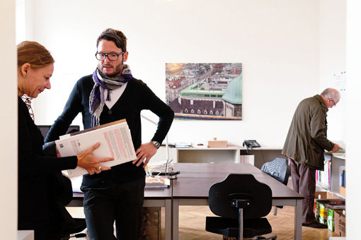 Marion Kuzmany, Andreas Kristof in der section.d