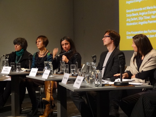 Photos taken during the symposium "urbanRESET", a cooperation by the faculty for urban development at Vienna University of Technology with the Az W, November 30, 2011 at the Architekturzentrum Wien.