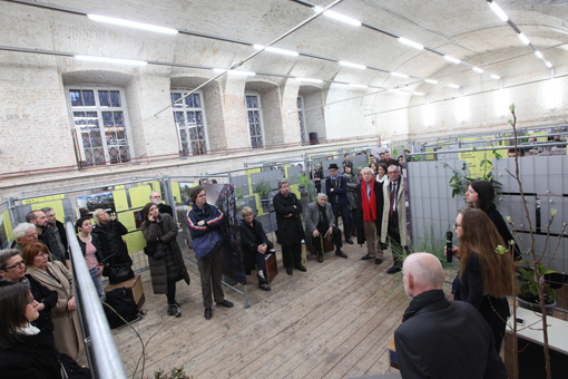 Opening of the exhibition 'Hands-On Urbanism 1850 - 2012. The Right to Green', March 14, 2012 at the Architekturzentrum Wien.