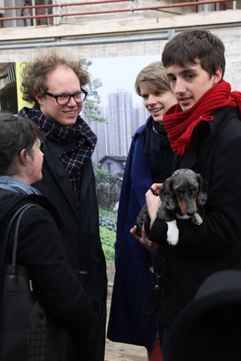 Opening of the exhibition 'Hands-On Urbanism 1850 - 2012. The Right to Green', March 14, 2012 at the Architekturzentrum Wien.