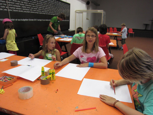 Photos taken at the workshop 'The City of Tomorrow', 2-3 August 2012 at the Architekturzentrum Wien.