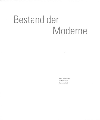 (Hrsg.) Feiersinger, Elise / Vass, Andreas / Veit, Susanne / ÖGfA Österreichische Gesellschaft für Architektur: Bestand der Moderne, Park Books, Zürich, 2012