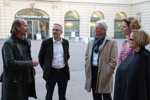 Pre-opening of the exhibition 'Think Global, Build Social!" at the Az W, March 13 2014