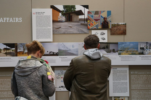 Pre-opening of the exhibition 'Think Global, Build Social!" at the Az W, March 13 2014