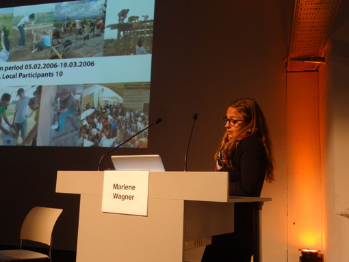 The event "s2arch. social and sustainable architecture", May 14, 2014 at the Architekturzentrum Wien.