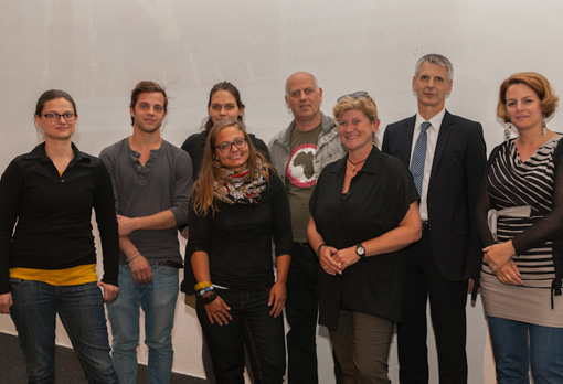 The event "s2arch. social and sustainable architecture", May 14, 2014 at the Architekturzentrum Wien.