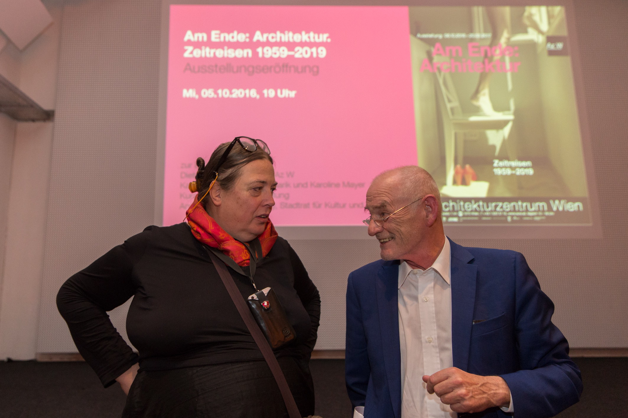 Opening night "In the End: Architecture. Journeys through Time 1959 – 2019"