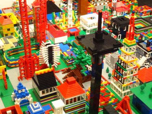 colourful LEGO Buildings