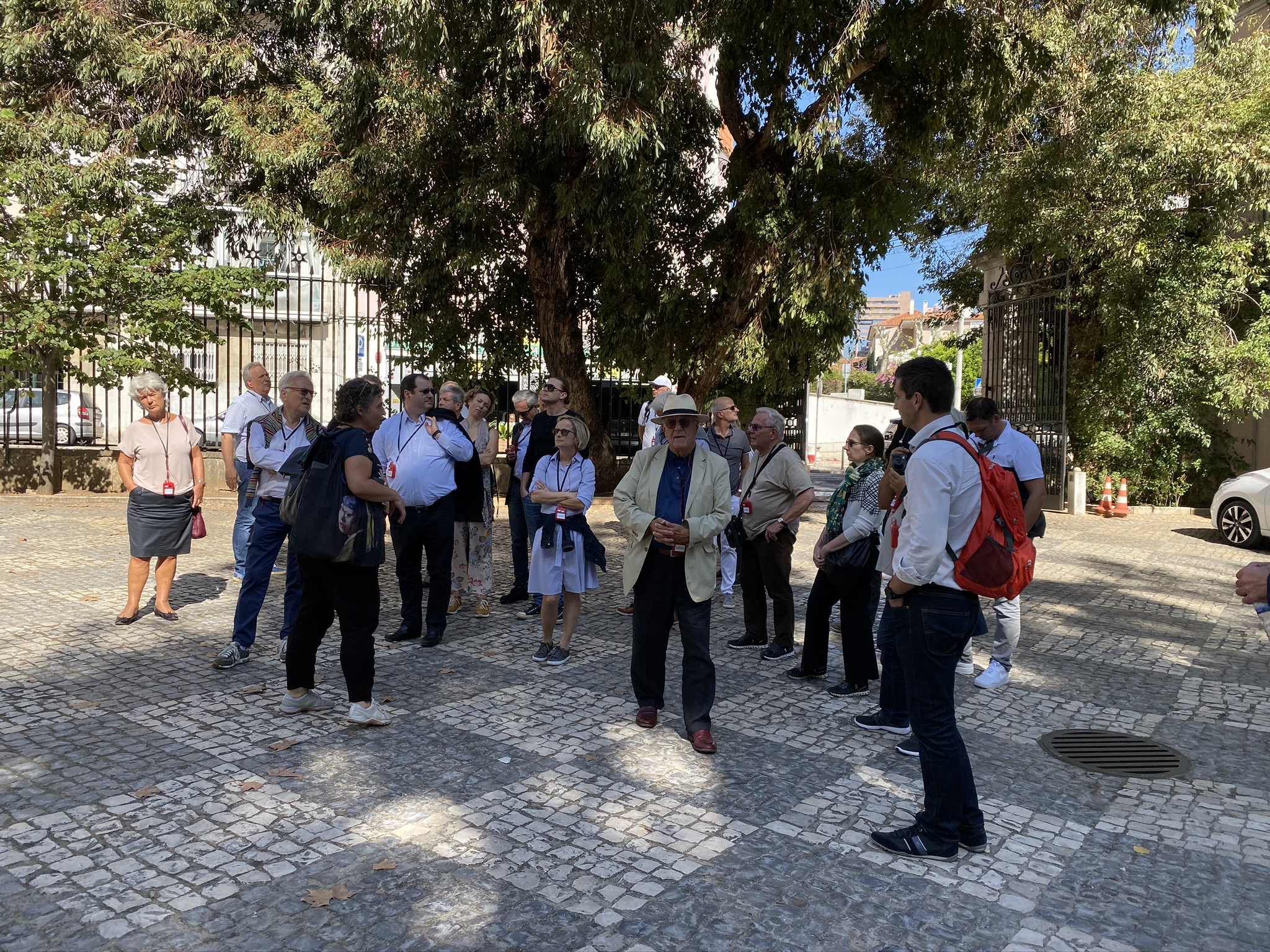 Group of people gathering