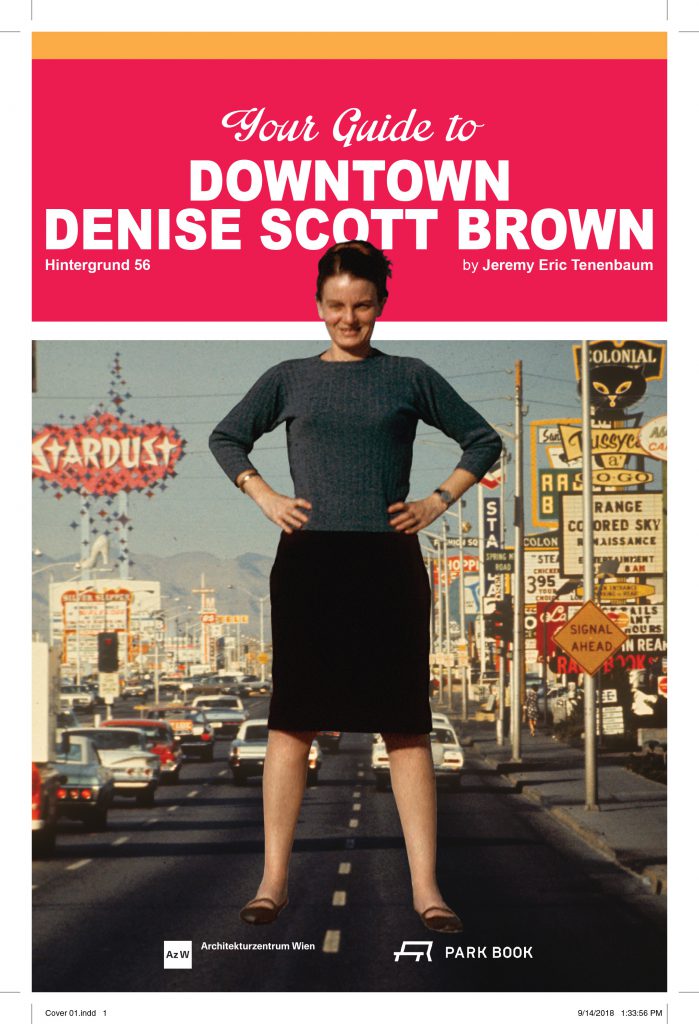 Buchcover Downtown Denise Scott Brown mit großer Frau im Vordergrund