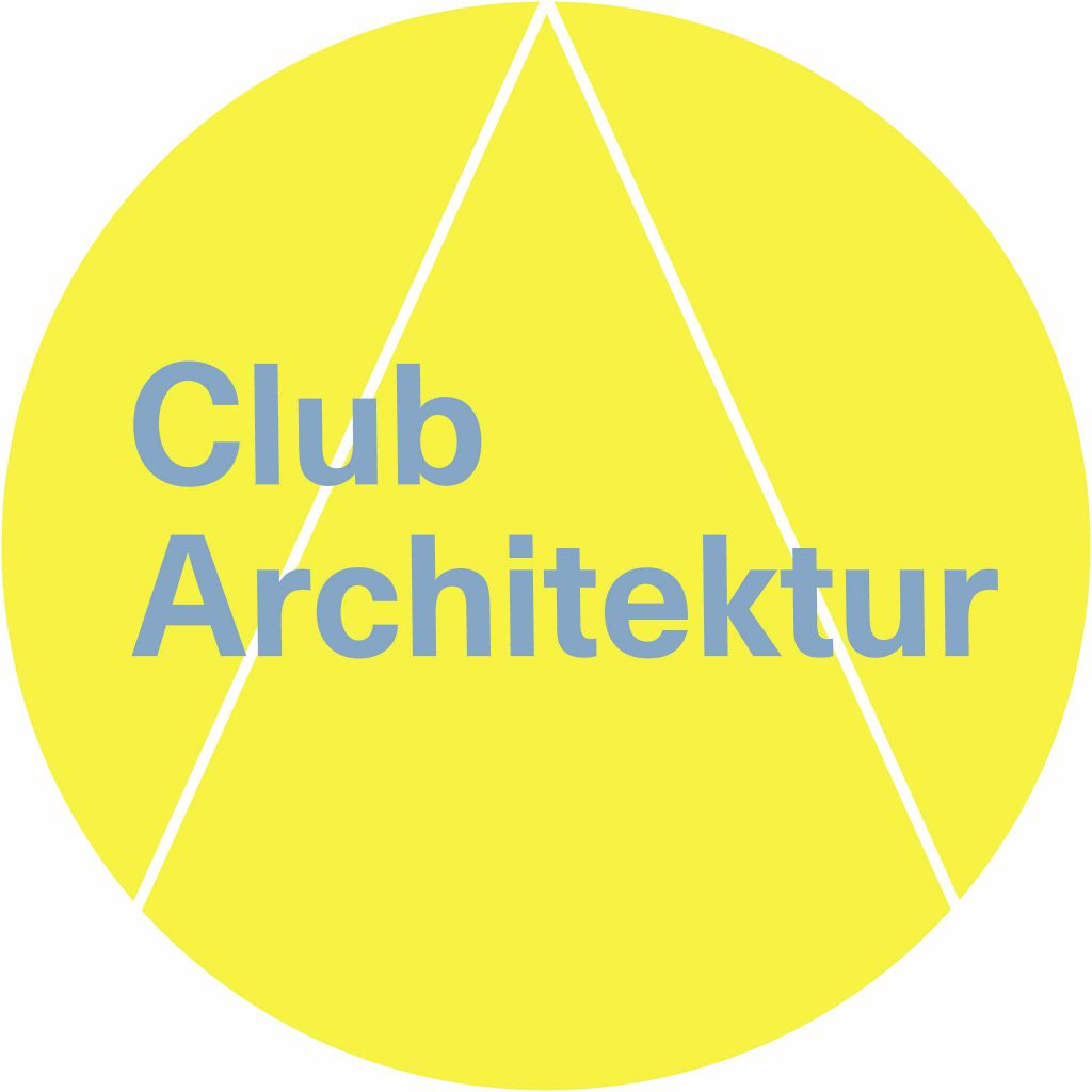 Logo Club Architektur gelb/blau