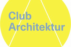 Logo Club Architektur gelb/blau