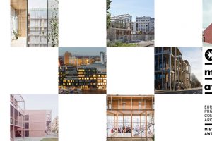 Collage of several photos with lettering Finalists, EUmiesaward22
