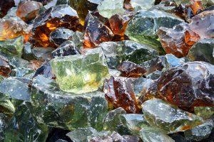 broken glass shards